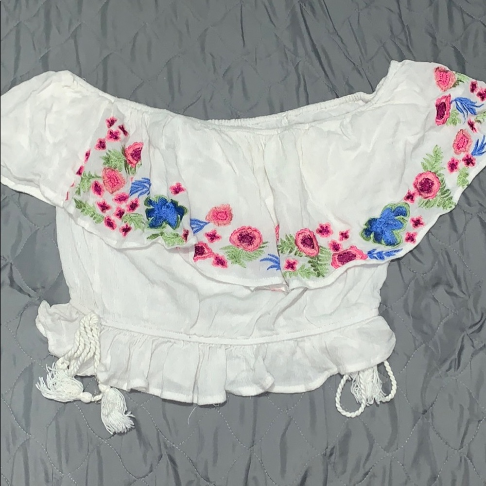 Shirt with flowers